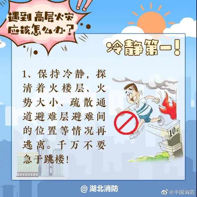 遇到高層火災(zāi)怎么辦？