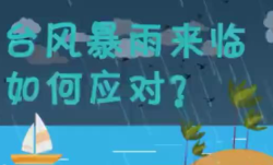 臺風暴雨來臨如何應對？